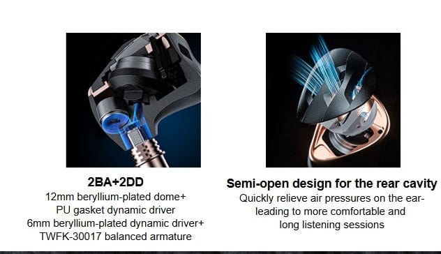 FiiO Earphones FiiO FH5s OPEN BOX