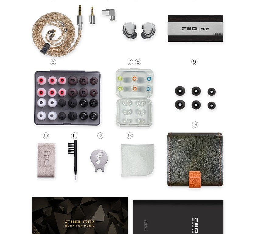 FiiO Earphones FiiO FX17 Flagship 13 Driver IEM