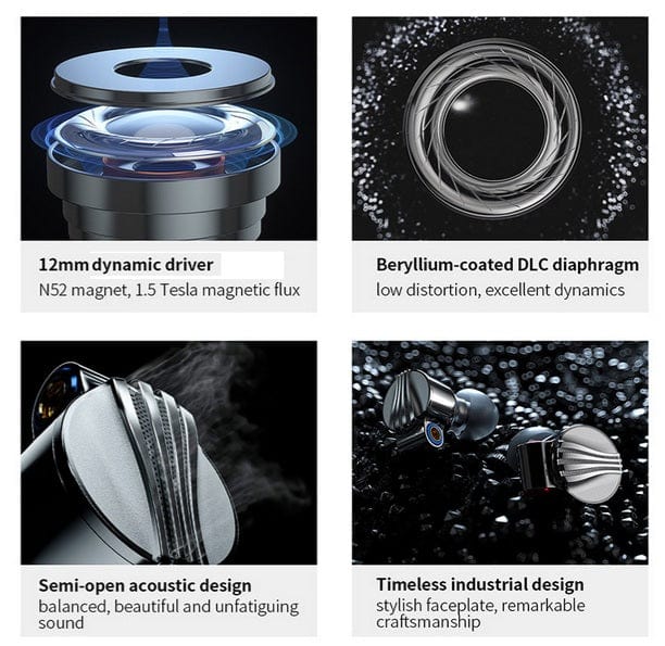 FiiO Earphones FiiO FD5 Dynamic Driver IEM