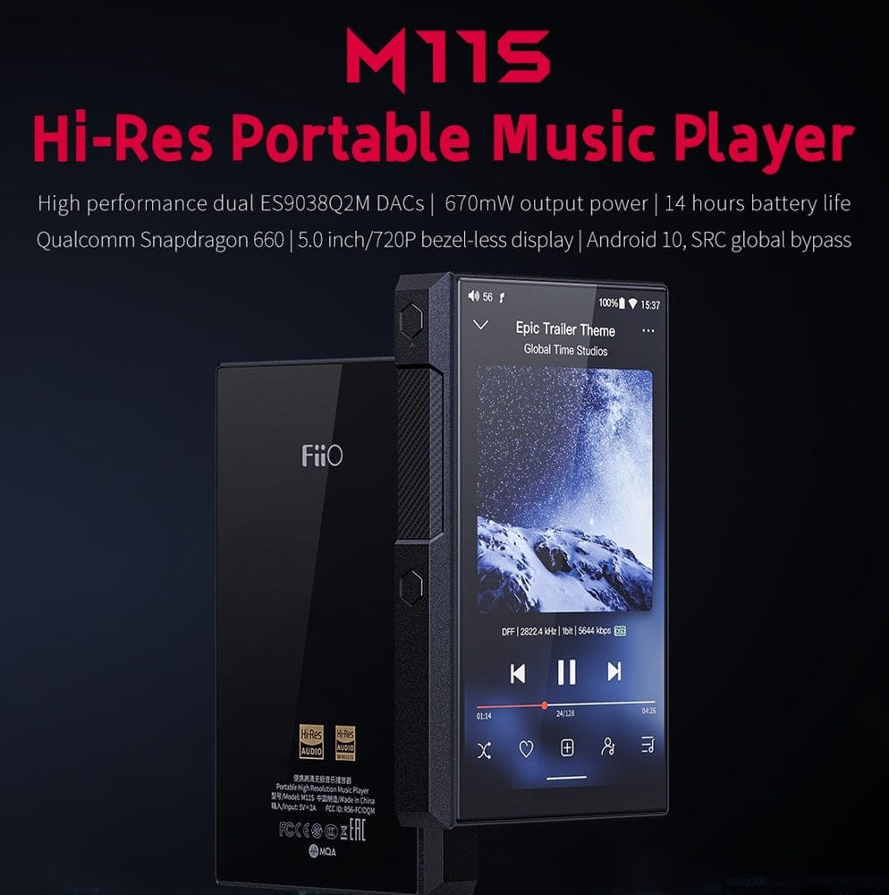 FiiO Portable Music Player FiiO M11s OPEN BOX UNIT