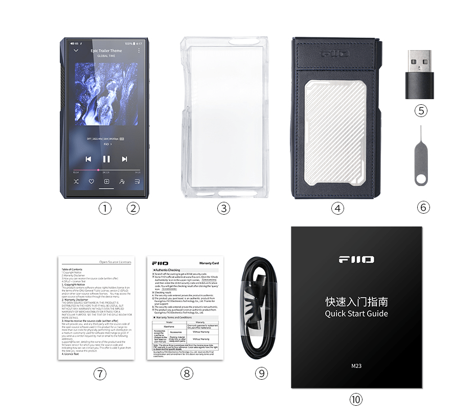 FiiO Portable Music Player FiiO M23